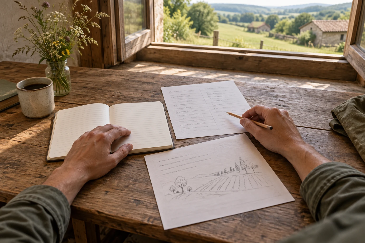 Imagen ilustrativa de la preparación de un perfil de proyecto rural